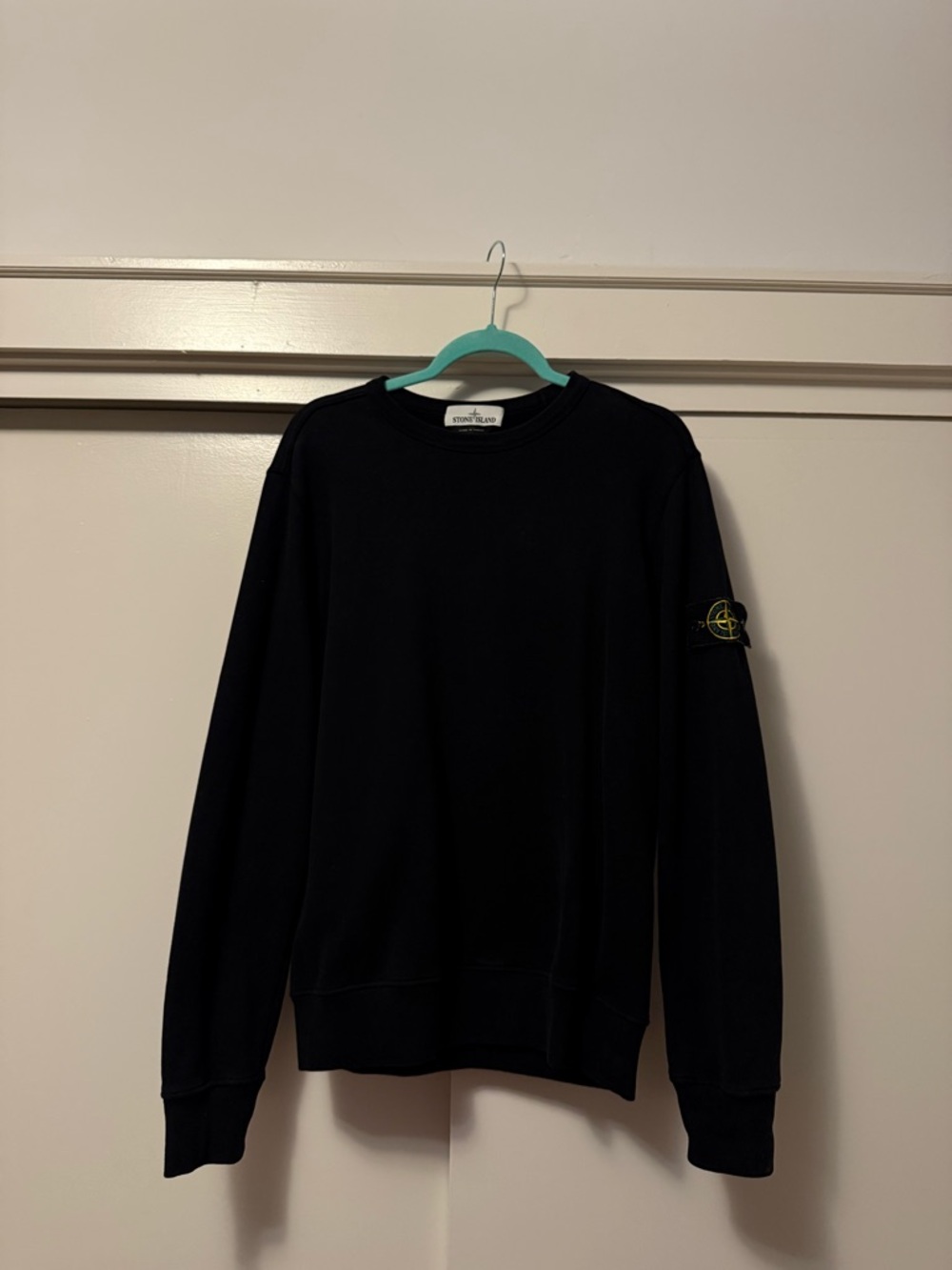Stone Island Black Crew Neck